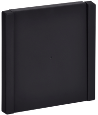 FORTE&PIANO Выключатель 1-клавишный с индикацией 10А FP102M металл черный IEK