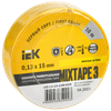 MIXTAPE 3 Изолента 0,13х15мм желтая 10м IEK0