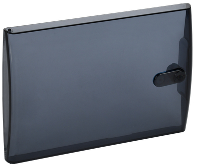 TEKFOR Дверца для корпуса пластикового ЩРН(В)-П-8 IP41 черная прозрачная IEK