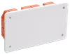 Коробка распаячная КМ41006 172x96x45мм для твердых стен (с саморезами, с крышкой) IEK0