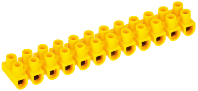 Зажим винтовой ЗВИ-20 н/г 4-10мм2 12пар желтые IEK