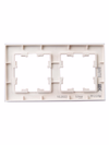 BRITE Рамка 2-местная РУ-2-2-Бр стекло розовый матовый IEK4