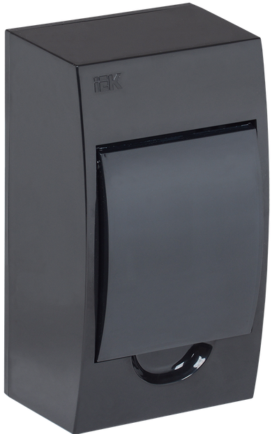 KREPTA 3 Корпус пластиковый ЩРН-П-4 IP41 черный IEK