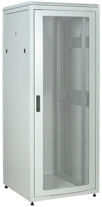 ITK LINEA N Шкаф сетевой 19" 33U 800х800мм перфорированная передняя дверь задняя металлическая серый