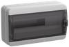TEKFOR Корпус пластиковый КМПн-18 IP65 черная прозрачная дверь IEK0