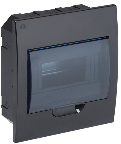 KREPTA 3 Корпус пластиковый ЩРВ-П-8 IP41 черный IEK