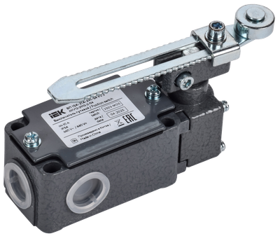 Выключатель путевой ВП 15К-21А-291-54 У2.3 рычаг с роликом регулируемый по длине полумгновенного действия IEK