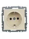 BRITE Socket with ground without shutters 16A PC11-1-0-BrKr beige IEK1