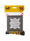 BRITE Рамка 1-местная IP44 РУ-1-БрШ-44 шампань IEK4