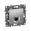 ETIKA Розетка компьютерная RJ45 категория 6 UTP алюминий0