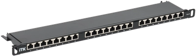 ITK 0,5U патч-панель кат. 6 STP 24 порта экранированная Dual IDC высокой плотности