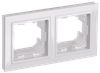 BRITE Рамка 2-местная IP44 РУ-2-БрБ-44 белый IEK0