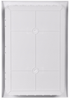 Корпус пластиковый ЩРВ-П-36 белая дверь IP41 GENERICA1