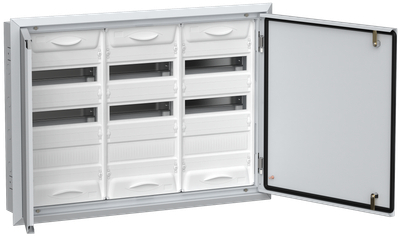 TITAN 5 Корпус металлический ЩРв-108 (3х36) 630х885х130мм IP31 белый (две двери) IEK