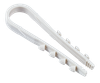 Дюбель-хомут 5-10мм для круглого кабеля нейлон белый (25шт/упак) IEK0