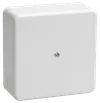 Коробка распаячная КМ41222 для открытой проводки 100х100х44мм белая (6 клемм 6мм2) IEK0