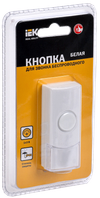 Кнопка для звонка беспроводного КЗБ2 IP44 белая IEK1
