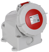 Розетка стационарная ССИ-1152 16А-6ч 380В 3P+PE+N IP67 IEK