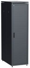 ITK LINEA N Шкаф сетевой 19" 42U 600х1000мм металлическая передняя дверь черный0