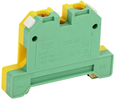 Зажим наборный ЗНИ-10PEN 10мм2 (JXB-земля) IEK (YZN20-010-K52 ...