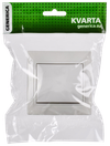 KVARTA Выключатель 1-клавишный 10А ВС10-1-0-КБ белый GENERICA1