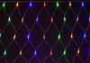 LIGHTING Гирлянда сеть 1,5х1,5м 160 светодиодов RGB IP20 прозрачный шнур 3м 230В контроллер 8 сцен IEK0