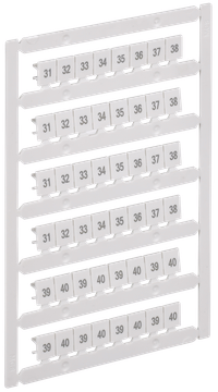 ARMAFIX Маркер для CTS 6мм2/CP 10мм2 "31-40" IEK