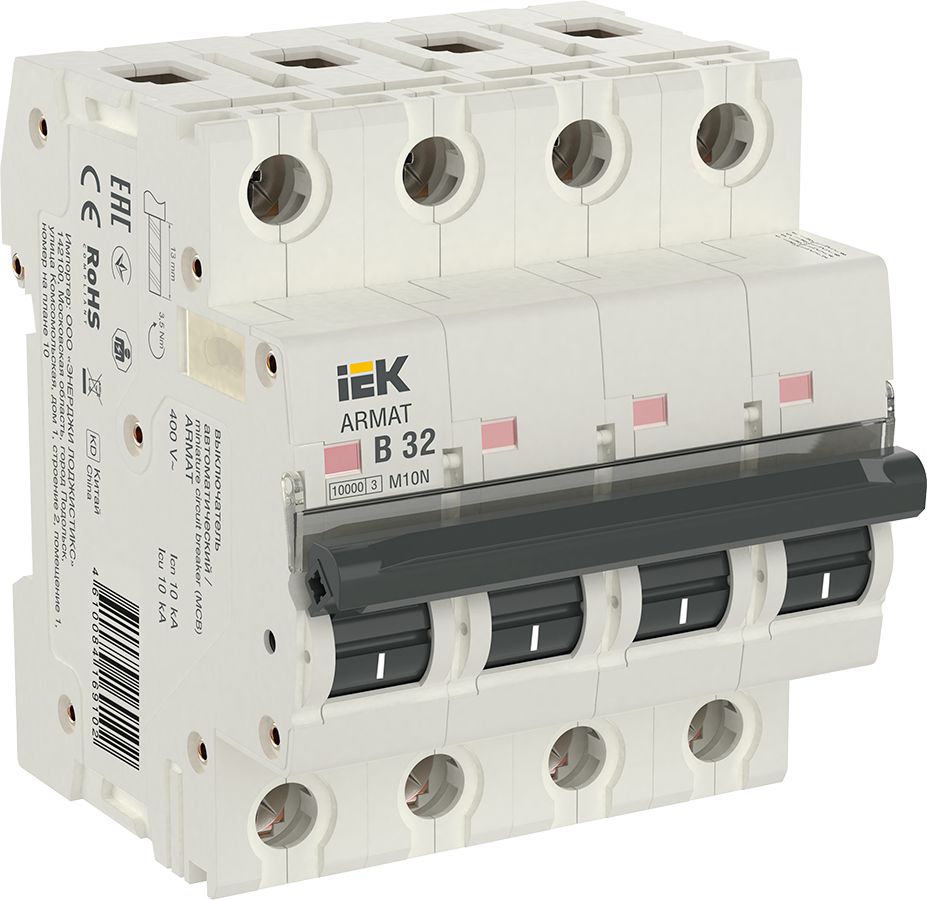 ARMAT Автоматический выключатель M10N 4P B 32А IEK (AR-M10N-4-B032)