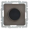 BRITE Electronic thermostat with indication TS10-1-BrTB dark bronze IEK2