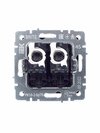 BRITE Розетка компьютерная двойная RJ45 кат.5E РК10-2-БрТБ темная бронза IEK3