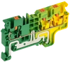 Колодка клеммная CP-MC-PEN заземляющая 3 вывода 2,5мм2 желто-зеленая IEK0