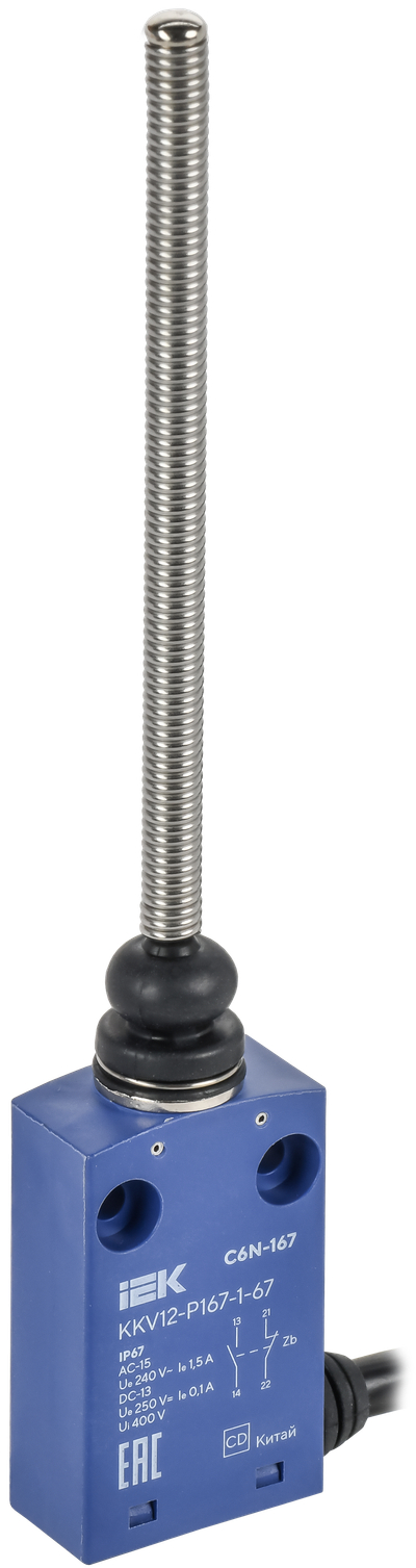 Выключатель концевой C6N-167 пружинный стрержень IP67 IEK