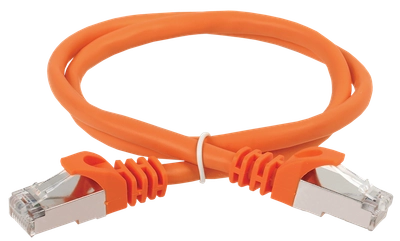 ITK Коммутационный шнур (патч-корд) кат. 6 FTP LSZH 1м оранжевый