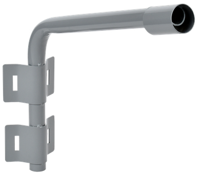 Кронштейн КР-2 D=48мм L=500мм под монтажную ленту 2 хомута серый IEK