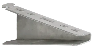 Системы подвесов для металлических лотков предназначены для монтажа металлических лотков (прокатных или проволочных) по элементам здания (потолок, стены, пол).

Кронштейн замковый служит для крепления лотка к профилю перфорированному.