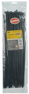 Clamp for cable cold-resistant Xkm 4.8x380mm black (100pcs) IEK1
