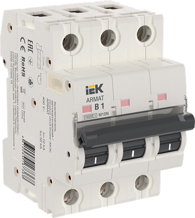 ARMAT Автоматический выключатель M10N 3P B 1А IEK