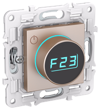 SKANDY Термостат электронный с индикацией SK-T01Sa песочный IEK