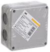 KM41233 pull box for surface installation 100x100x50 mm IP44 (RAL7035, 6 lead-ins)1