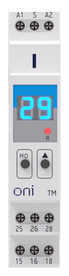Реле времени многофункциональное TM с дисплеем 2 контакта 230В AC ONI1