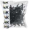 Хомут дюбельный ХД 7х150 черн (50шт/упак) IEK1