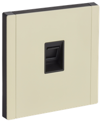 FORTE&PIANO Розетка компьютерная RJ45 кат.5E FP832M металл серый сланец IEK