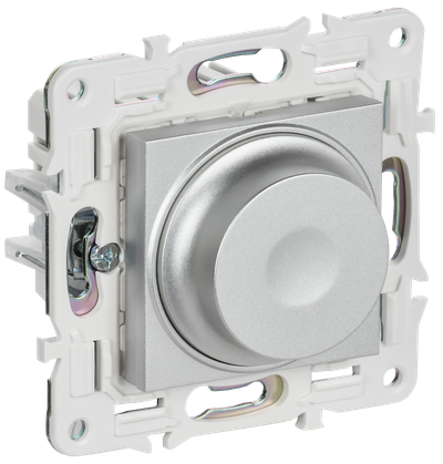 SKANDY Светорегулятор поворотный 600Вт SK-D01S серебряный IEK