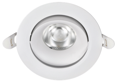 LIGHTING PRO Светильник светодиодный поворотный ДВО 1813 9Вт 4000К IP20 круг белый IEK