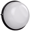 Светильник НПП1101 круг 100Вт IP54 черный IEK0