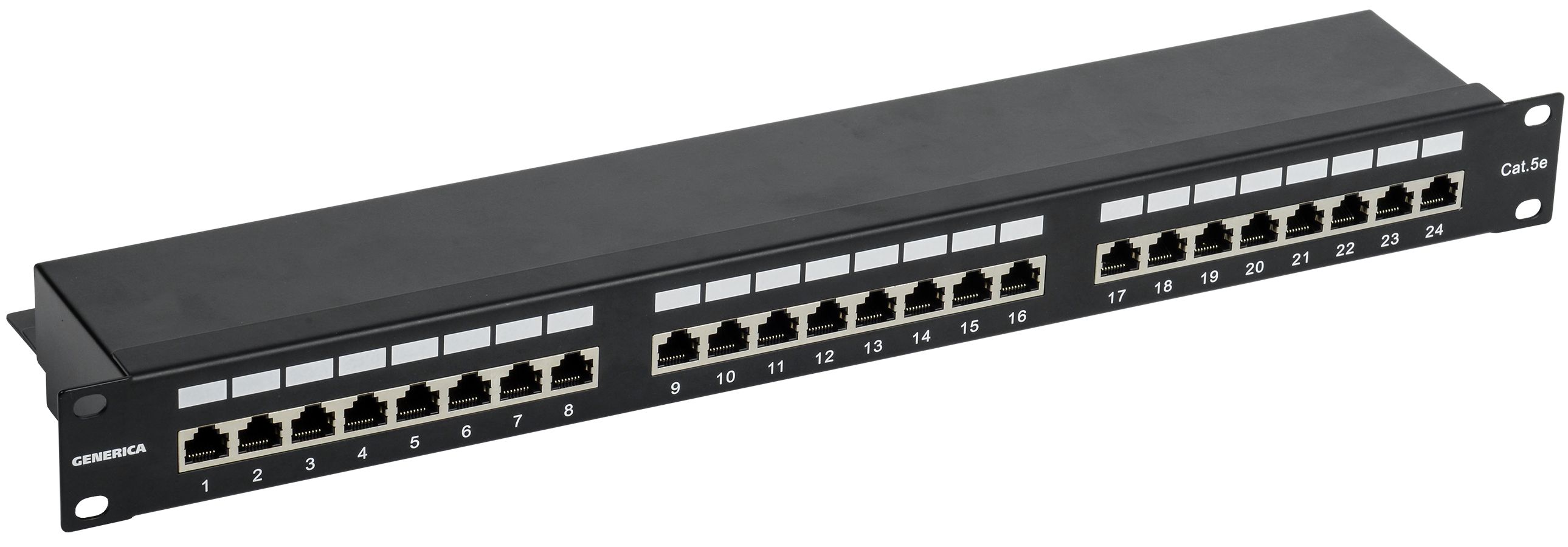 Патч-панель 1U кат.5E FTP 24 порта (Krone) GENERICA (PP24-1UC5EF-K05-G)