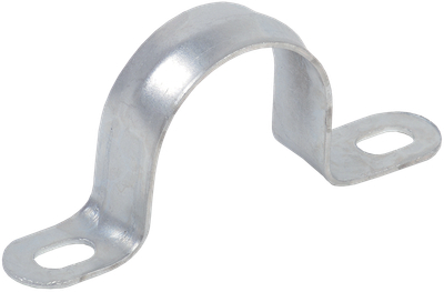 ELASTA Скоба металлическая двухлапковая d=48-50мм с крепежным отверстием 8х6 IEK