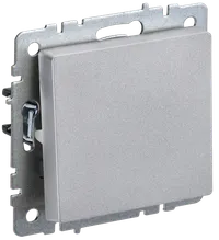 BRITE Single-button switch 10A VC10-1-0-BrA aluminium IEK