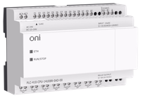 ПЛК 410 Модуль ЦПУ 8 DI 6 UI (0-10 В/DI) 8 RO 12В-24В DC или 24В AC с Ethernet портом без экрана ONI