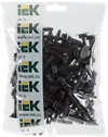 База дюбельная БД 35х10мм под хомут черная (100шт) IEK1